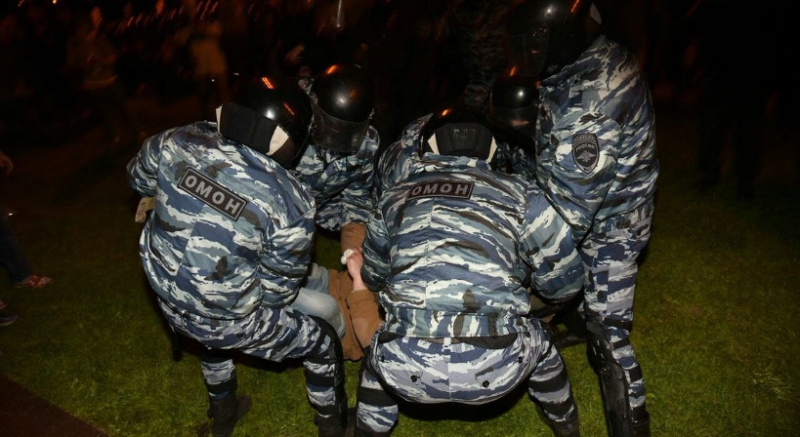 На акции против строительства храма в Екатеринбурге задержали 68 человек